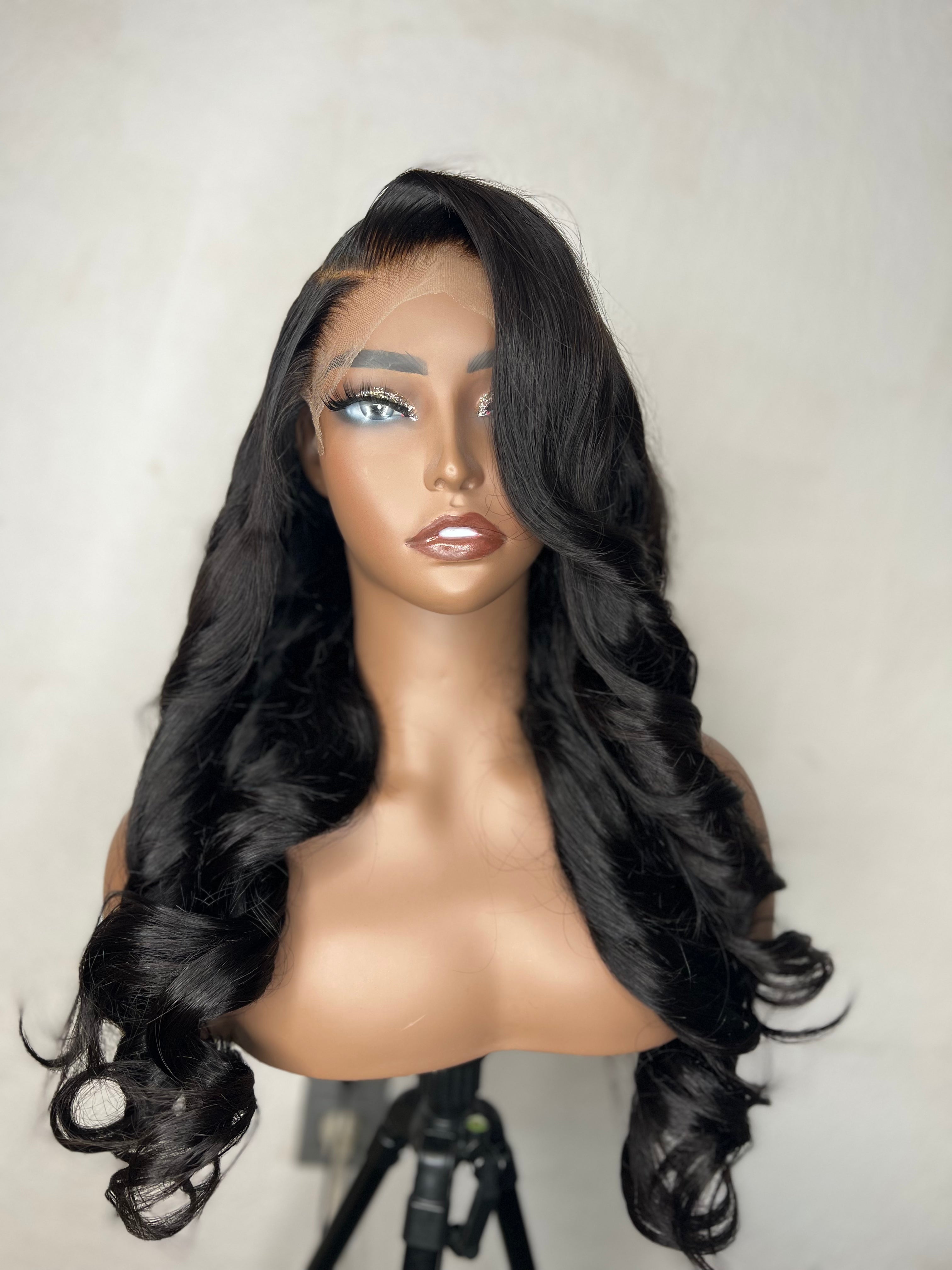 7x7 Side Part Virgin Hair Wig 22“