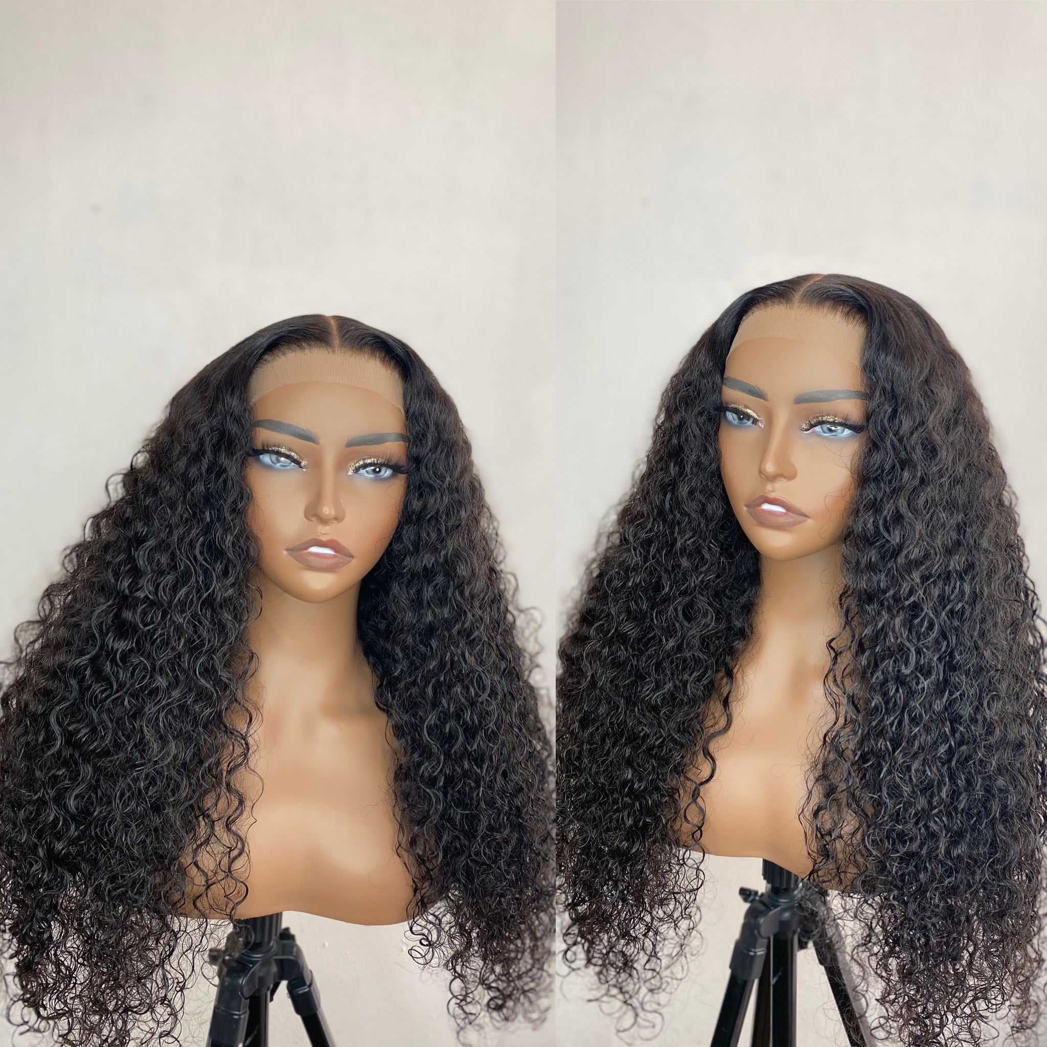 Deep Curly Frontal Wig