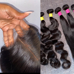 3 Bundles & 5x5 HD Lace Closure Deal