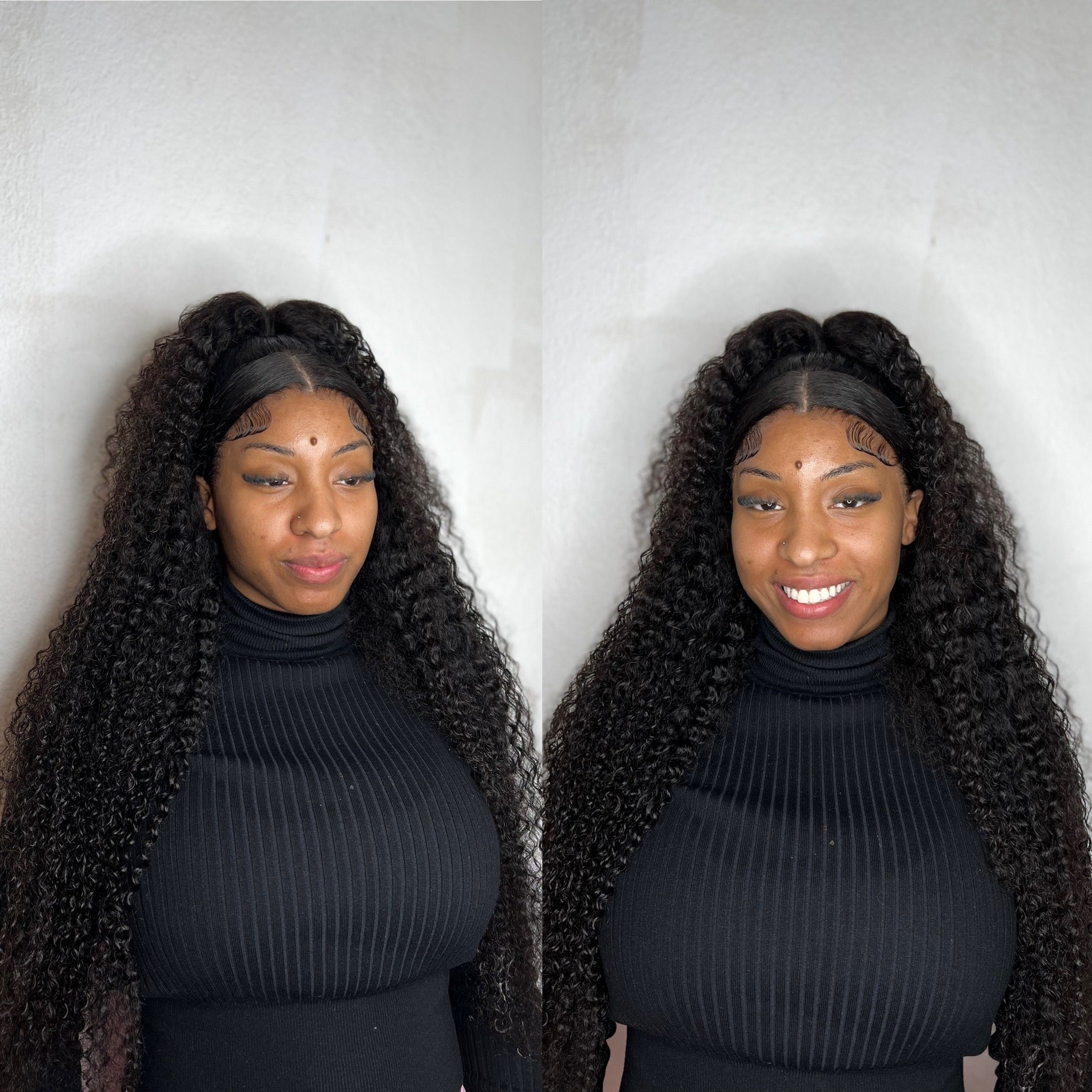 Jerry Curl Frontal Wig 30“