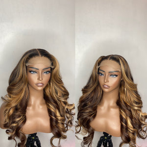 Jayda Blonde Highlights /Balayage Wig